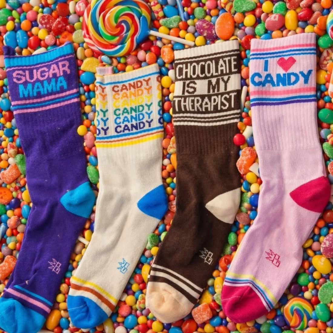 Novelty candy socks